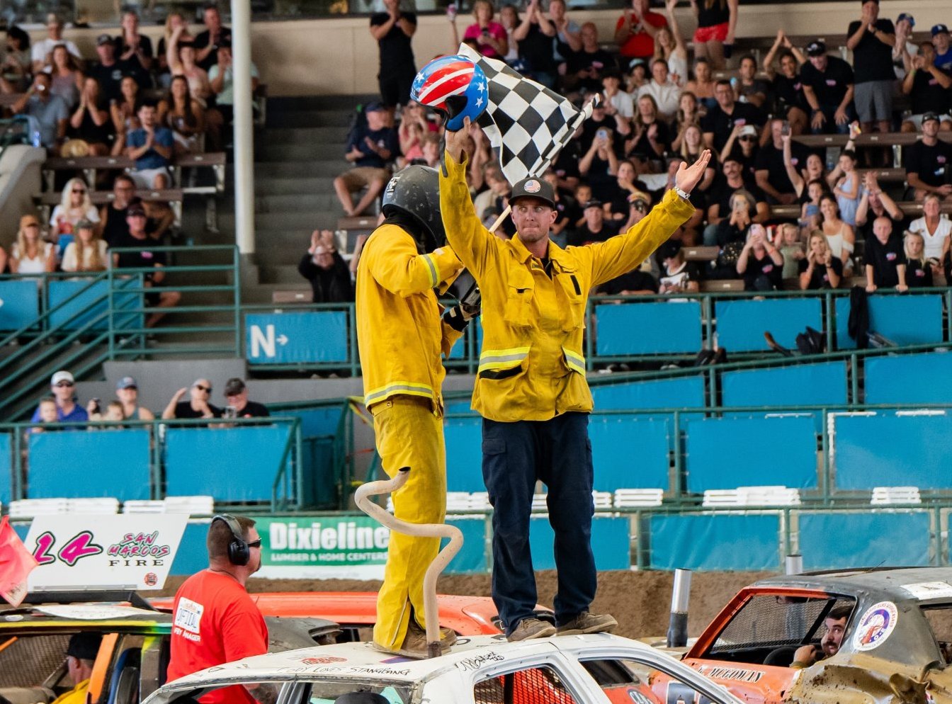 2025 Firefighter Demolition Derby Thrills at the Fairgrounds!