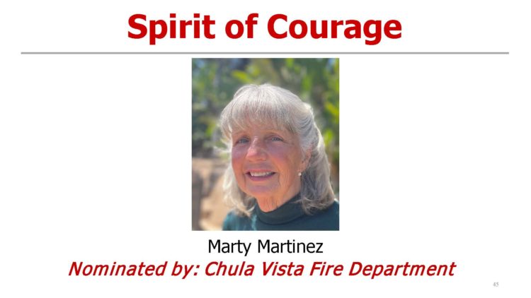 Spirit of Courage Award- Marty Martinez
