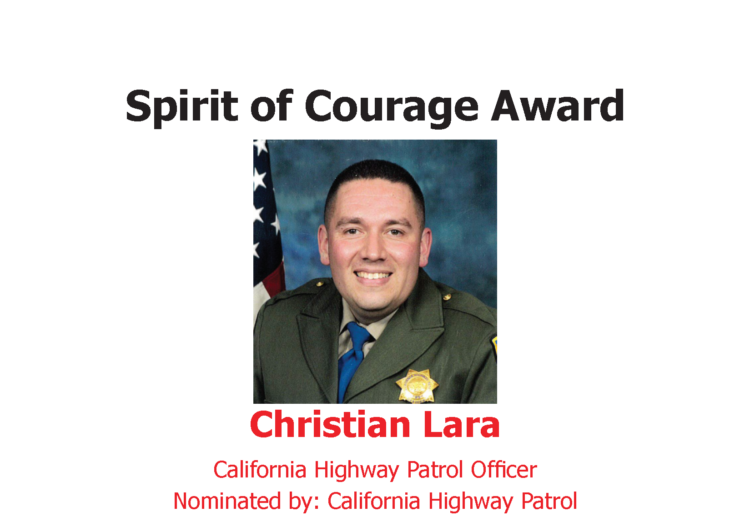 Spirit of Courage Award: Christian Lara
