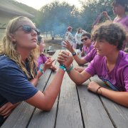 Elijah And JJ Arm Wrestle